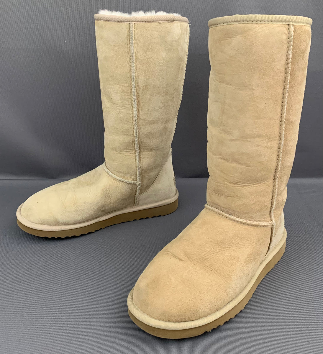 Tall sand ugg on sale boots