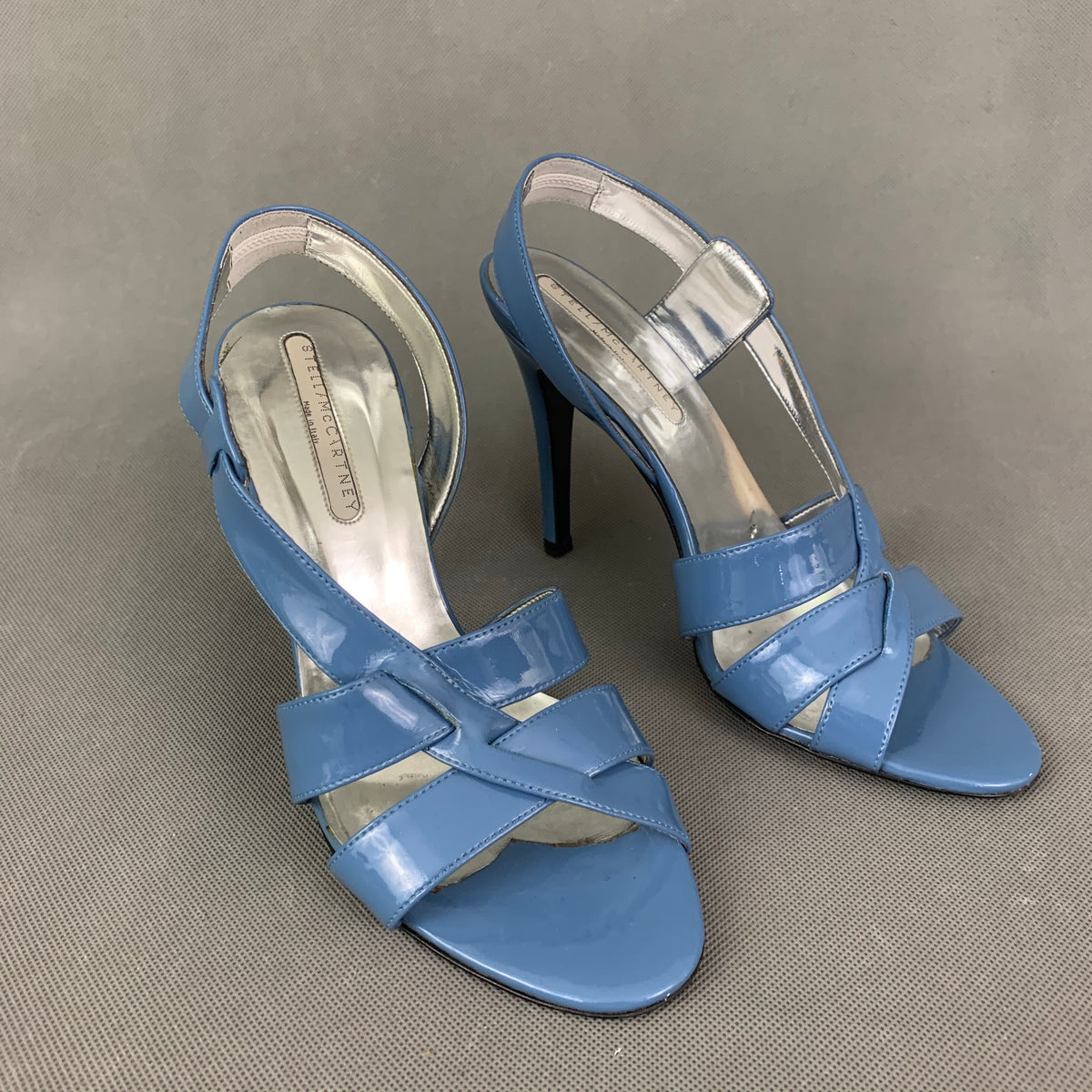 Light blue high heel sandals sale