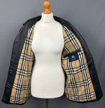 Load image into Gallery viewer, BURBERRY LEATHER COAT / JACKET - Women&#39;s Size UK 14 - Large L - BURBERRY LONDON
