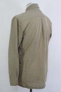 ROCHAS Paris Mens Long Sleeved Checked Pattern SHIRT - Size Medium - M