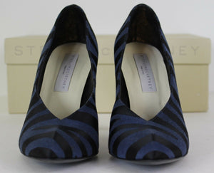 STELLA McCARTNEY Zebra Print KIRIT Court Shoe HEELS Size 37.5 - UK 4.5 - US 7.5