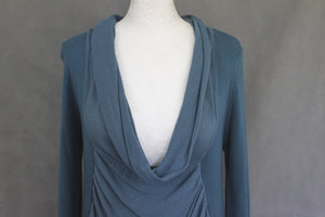 PERUZZI Blue Layered JUMPER - Size Small - S - Made in Italy