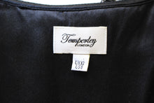 Load image into Gallery viewer, TEMPERLEY LONDON Black Silk EMBELLISHED DRESS Size UK 12 - US 8 ALICE TEMPERLEY
