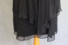 Load image into Gallery viewer, TEMPERLEY LONDON Black Silk EMBELLISHED DRESS Size UK 12 - US 8 ALICE TEMPERLEY
