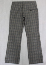 Load image into Gallery viewer, ISABEL MARANT ÉTOILE Mid Rise Grey Check Pattern Capri TROUSERS Size FR 34 UK 6
