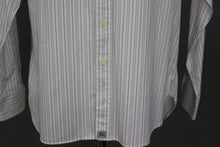 Load image into Gallery viewer, BURBERRY London Mens Purple Striped SHIRT - Size 16&quot; Collar - Large - L
