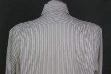 Load image into Gallery viewer, BURBERRY London Mens Purple Striped SHIRT - Size 16&quot; Collar - Large - L
