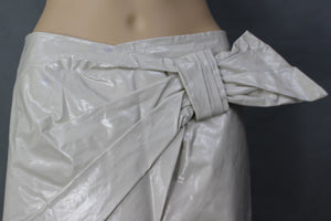 ISABEL MARANT Ladies Polyurethane MINI SKIRT with Bow Detail - Size FR 38 - UK 10