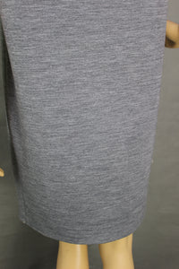 MOSCHINO CHEAPandCHIC Ladies Grey Virgin Wool Roll Neck DRESS Size IT 40 - UK 8