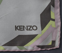 Load image into Gallery viewer, KENZO 100% SILK SCARF - 85cm x 80cm - Made in Italy
