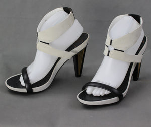 DIANE VON FURSTENBERG Ladies Suede High Heeled Sandals Size US 10M / UK 7