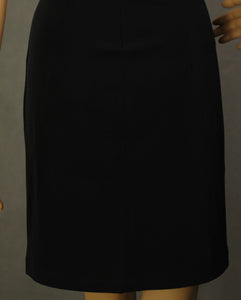 VERSACE Ladies Black Pencil DRESS - Size IT 40 -  UK 8