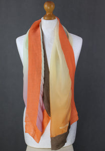 MOSCHINO Ladies Silk Linen & Cotton Blend SCARF - 135cm x 40cm