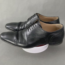 Load and play video in Gallery viewer, CHRISTIAN LOUBOUTIN Mens Black Leather Brogue Dress Shoes - Size EU 43 - UK 9
