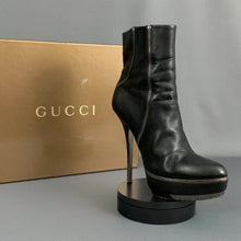 Load and play video in Gallery viewer, GUCCI High Heel BOOTS - NAPPA MOOREA - Size EU 39 / UK 6

