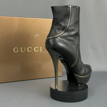 Load and play video in Gallery viewer, GUCCI High Heel BOOTS - NAPPA MOOREA - Size EU 39 / UK 6
