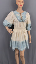Load and play video in Gallery viewer, ZIMMERMANN EMBROIDERED DRESS - TASSLE DETAIL - Size 1 - UK 10
