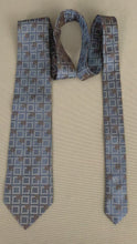 Load and play video in Gallery viewer, LOEWE TIE - Blue 100% Silk - Made in Italy
