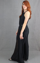 Load image into Gallery viewer, PINKO Black TASTONI ABITO CREPE MAXI DRESS Size IT 42 - UK 10

