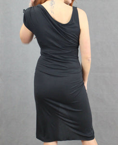 ALLSAINTS Ladies NEILA Black DRESS - Size UK 10 - US 6 - EU 38
