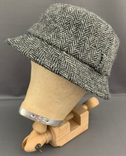 Load image into Gallery viewer, HARRIS TWEED TRILBY HAT by FailsWORTH - Herringbone Pattern - Size Small S
