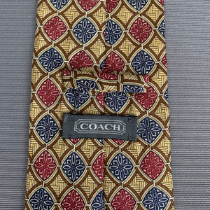 COACH 100% Silk TIE - Hand Made in Italy - FR20589