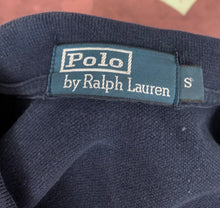 Load image into Gallery viewer, POLO RALPH LAUREN Mens Navy Blue Long Sleeved POLO SHIRT Size S Small

