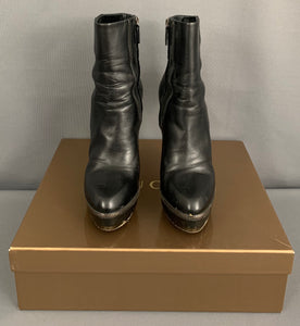 GUCCI High Heel BOOTS - NAPPA MOOREA - Size EU 39 / UK 6