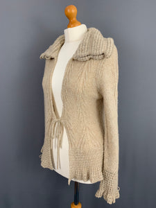MARC CAIN Virgin Wool & Mohair Blend CARDIGAN Size N3 Medium M