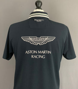 ASTON MARTIN RACING HACKETT POLO SHIRT - Mens Size S - Small