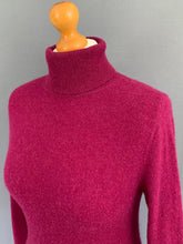 Load image into Gallery viewer, JOHN LEWIS 100% CASHMERE JUMPER - High Neck - Size UK 10 - S Small
