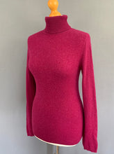 Load image into Gallery viewer, JOHN LEWIS 100% CASHMERE JUMPER - High Neck - Size UK 10 - S Small
