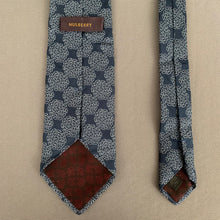 Load image into Gallery viewer, MULBERRY Blue TIE - 100% SILK - Made in Italy
