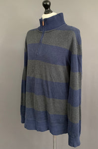 GANT ZIP NECK JUMPER - Mens Size 2XL - XXL