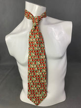 Load image into Gallery viewer, DUNHILL Mens 100% SILK Apple Pattern TIE - Made in Italy
