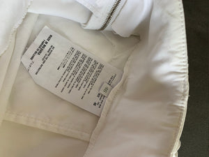 PRADA Women's White Cotton Blend SHORTS Size IT 46 - UK 14