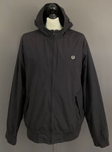 Load image into Gallery viewer, FRED PERRY BLACK COAT / JACKET - Mens Size XL - Extra Large
