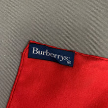 Load image into Gallery viewer, BURBERRY 100% SILK SCARF - 86cm x 86cm - BURBERRYS&#39;
