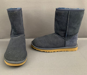 UGG AUSTRALIA CLASSIC SHORT II BOOTS - Blue UGGS - Women's Size UK 4.5 - EU 37 - US 6