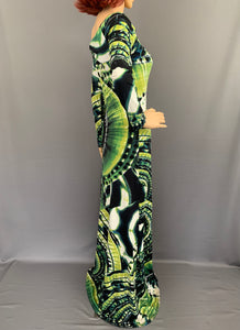 ROBERTO CAVALLI MAXI DRESS - Size IT 40 - UK 8 - XS - Made in Italy