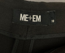 Load image into Gallery viewer, ME+EM Black Cropped TROUSERS - Size UK 10 ME + EM MEandEM
