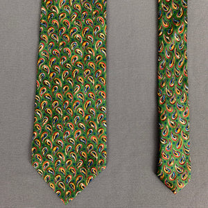 ERMENEGILDO ZEGNA TIE - 100% SILK - Paisley Pattern - Made in Italy - FR20613