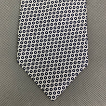 Load image into Gallery viewer, AQUASCUTUM Mens Silver 100% SILK Patterned TIE - Made in Italy
