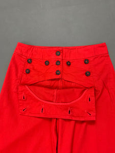 VIVIENNE WESTWOOD ANGLOMANIA Ladies Red TROUSERS - Size IT 38 - UK 6