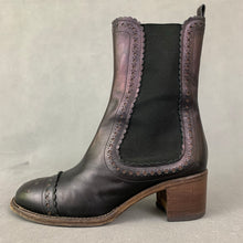 Load image into Gallery viewer, PHILOSOPHY DI ALBERTA FERRETTI Mid Heel Mid Calf CHELSEA BOOTS Size 37.5 - UK 4.5
