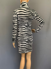 Load image into Gallery viewer, ROBERTO CAVALLI DRESS - ZEBRA PRINT - Size IT 38 - UK 6 - Made in Italy
