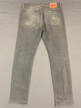 Load image into Gallery viewer, LEVI&#39;S 522 JEANS - Grey Denim - Mens Size Waist 34&quot; Leg 34&quot; LEVIS LEVI STRAUSS &amp; Co
