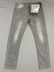 LEVI'S 522 JEANS - Grey Denim - Mens Size Waist 34" Leg 34" LEVIS LEVI STRAUSS & Co