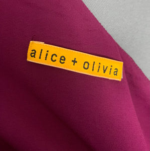 ALICE + OLIVIA 100% Silk DRESS Size US 4 - UK 8