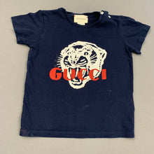 Load image into Gallery viewer, GUCCI Blue Short Sleeved T-SHIRT - Size Age 2A / 2 Yrs - TEE TSHIRT

